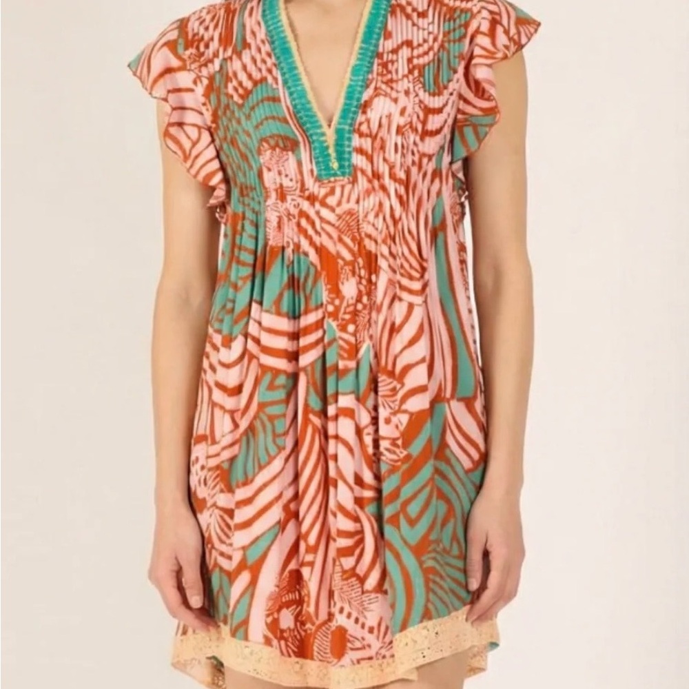 NWT Poupette St. Barth Chiara dress in Japonism